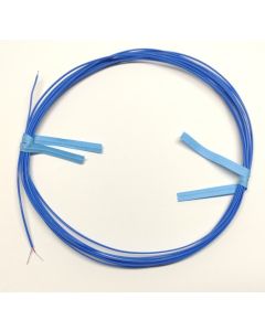 15 ft T-type Thermocouple AWG30 with PFA Fluoropolymer Insulation and no plug