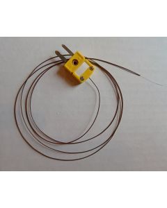 Extreme Ultra Thin K-Type Thermocouple AWG40 with plug 3ft