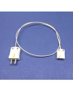 High Temperature K-type Thermocouple Adapter Ceramic Mini to Standard Connector