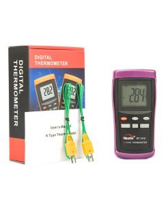 Digital K-type Thermocouple Thermometer for HVAC DT1312