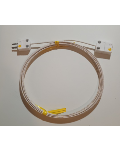 High Temperature K Type Extension Cable with Cermaic Mini Connectors