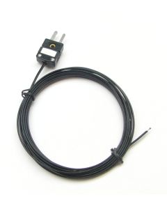 J-type Thermocouple Sensor with High Temperature PFA Insulation 9ft