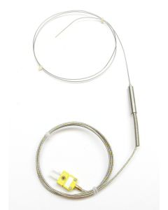 Ultra Thin 1 mm Stainless Steel K-type Thermocouple Probe 3 ft