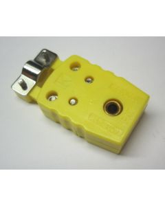 Mini K-Type Thermocouple Connector Female Socket with Strain Relieve