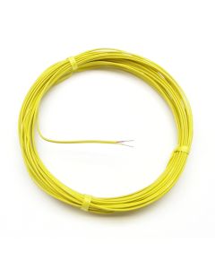 10 yd K-type Thermocouple Wire AWG 24 Solid PFA insulation