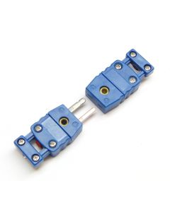 Miniature Mini T-Type Thermocouple Connector with Strain Relieve Set Male and Female