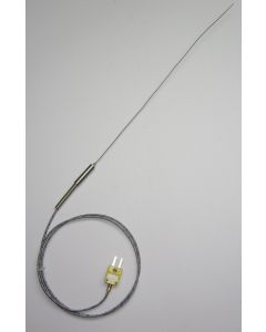 Ultra Thin 1 mm Stainless Steel K-type Thermocouple Probe 12 inch