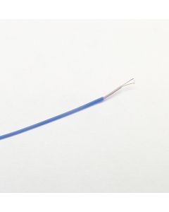 T-Type Thermocouple Wire AWG 36 Solid with PFA Insulation - 10 Yard, ANSI T-type Blue