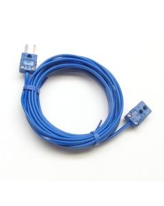 T-Type Thermocouple Extension Cable Wire with Miniature Mini Connectors 15 ft