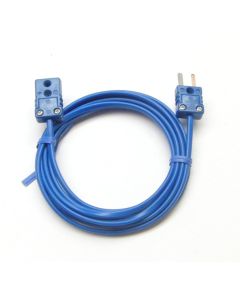 T-Type Thermocouple Extension Cable Wire with Miniature Mini Connectors 6 ft
