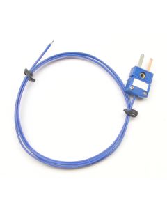 T-Type Thermocouple with PFA Insulation and Mini Connector 3 ft