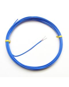 T-type Thermocouple Wire AWG 24 Solid PFA Insulation 10 yd