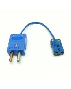 T-type Thermocouple Adapter Mini Female to Standard Male Plug