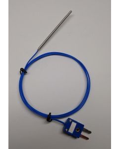 T-type thermocouple AWG24 with PFA fluoropolymer insulation  6ft with plug