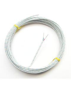 T-type Thermocouple Wire Solid AWG 24 with Fiberglass Insulation