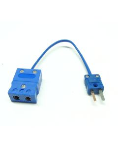 T-type Thermocouple Adapter Standard Female to Mini Male Plug