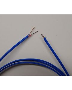 T-type thermocouple AWG24 with PFA insulation 1ft with bare end