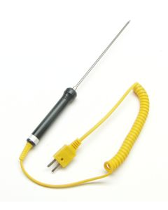 Pointy Tip Stainless Steel K-Type Thermocouple Insertion Probe 6" -TC-3-PTY