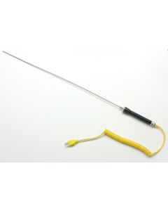 Stainless Steel K-Type Thermocouple Insertion Probe 19" - TC-5