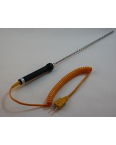 8" Stainless Steel K-Type Thermocouple Probe Sensor